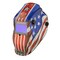 Metal Man APA8735SGC Big Window 8735 Auto Darkening Welding Helmet - Patriotic APA8735SGC - alternate 2